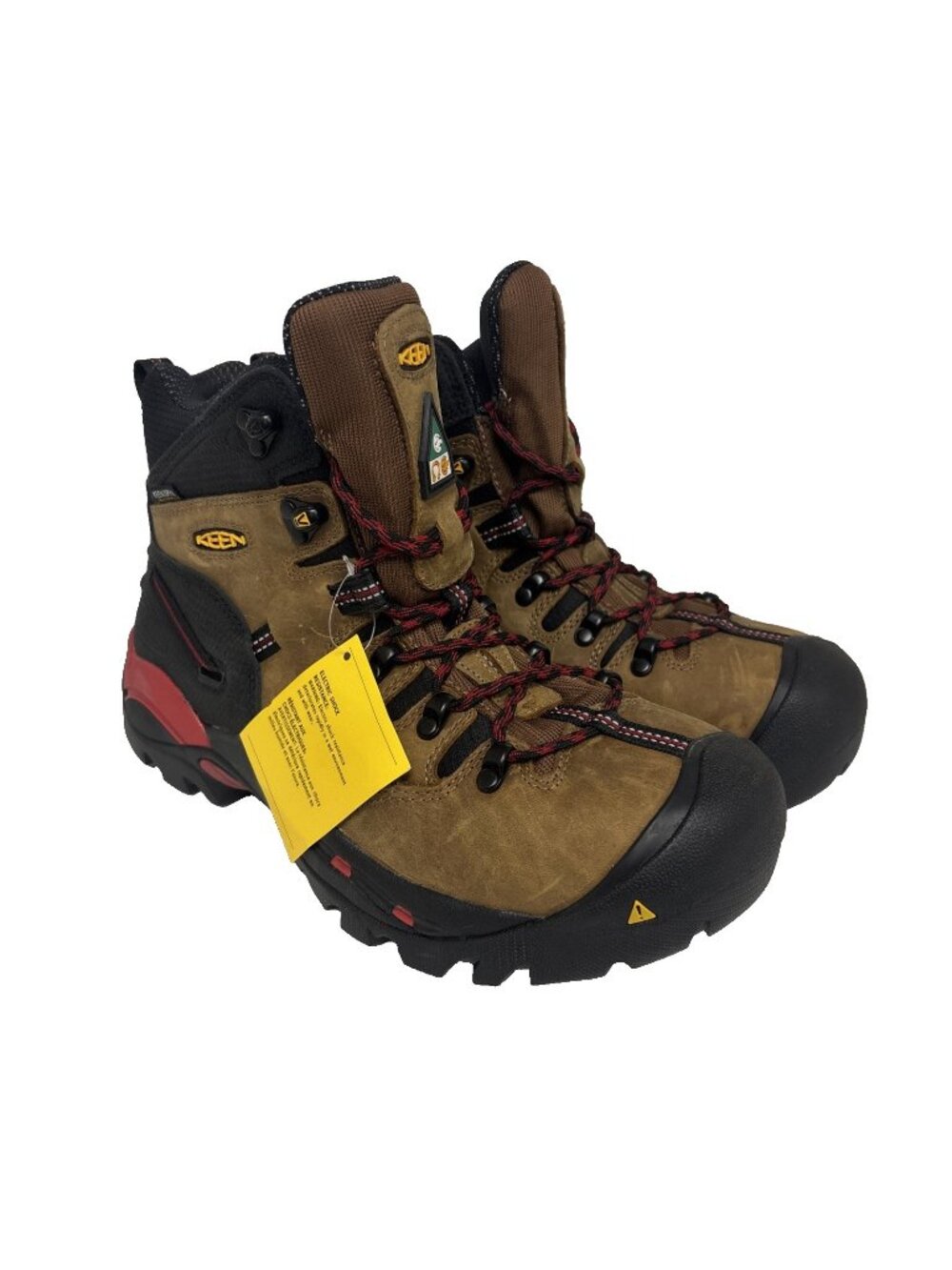 Keen Men's CSA Hamilton Mid Steel Toe Waterproof Work Boots BISON 11.5D